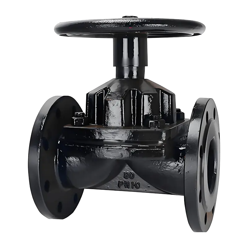 Manuell gjutjärnsmembranventil