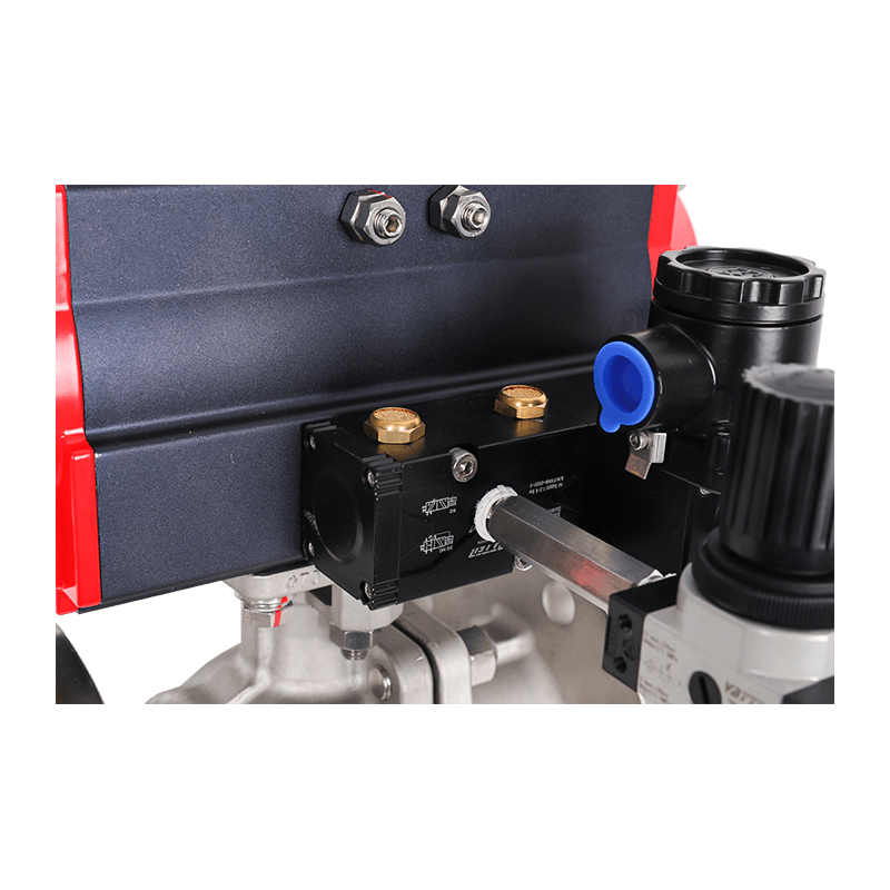 Pneumatisk explosionssäker flänsad kulventil