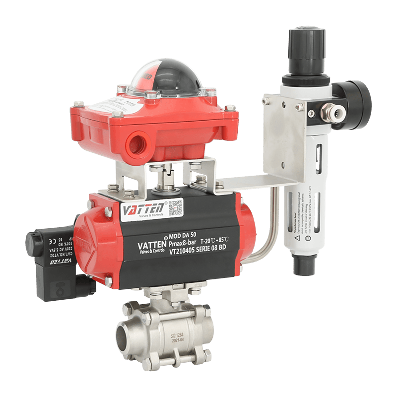 Pneumatisk svetskulventil